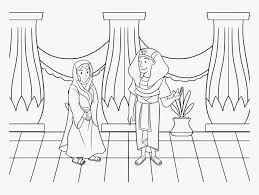 131 best ציורי התנך לצביעה. Sarai In Pharaoh S Palace Coloring Page Abram In Egypt Colouring Pages Hd Png Download Kindpng