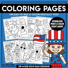 Independence day india coloring pages free printable flag 68 texas. Printable Independence Day Coloring Pages Zip A Dee Doo Dah Designs