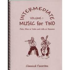 (as new pieces are finished they are added to the top of the list, but always after the group of 5 zipped folders.) Amazon Com Intermediate Music For Two Volume 1 For Flute Or Oboe Or Violin Cello Or Bassoon 0098901470015 Books