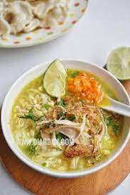 Diah Didi S Kitchen Soto Kemiri Tanpa Santan Resep Masakan Resep Masakan Indonesia Makanan Dan Minuman