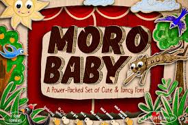 It has an elegant and feminine style. Moro Baby Display Font Befonts Com