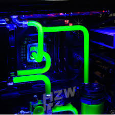 Gone are the days of using clear. Pc Water Cooling Rigid Tube 240mm Radiator Kit For Intel Cpu Or Amd Uv Green Ebay
