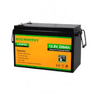 Bateria de Fosfato de Ferro e Lítio LiFePO4 12V 200Ah - Eco Worthy