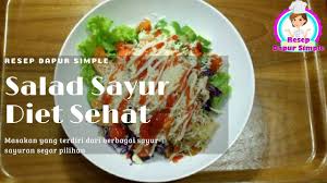 Salad sayur tanpa mayonaise menjadi pilihan menu diet yang populer. Cara Membuat Salad Sayur Mudah Enak Dan Menyehatkan Youtube