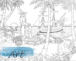 Check out how to make it. Pirate Ship Coloring Etsy