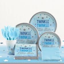 One Little Star Boy Mylar Balloon 1st Birthday Party Supplies Birthday Party Supplies Birthday Party Tableware