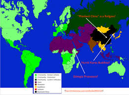 10 Rare World Religions Map 2019