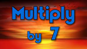 Multiply By 7 Learn Multiplication Multiply By Music Jack Hartmann Multiplication Songs Math Multiplication Multiplication Facts