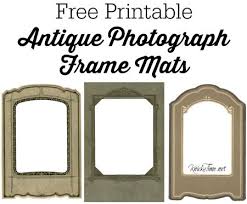 Vintage Photo Mat Frame Printable Antique Photo Frames Vintage Photo Frames Printable Frames