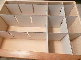 These closet sock organizers come in many sizes, styles, and materials, so it's not hard to find one that this closet organizer is perfect for storing your socks. Homemade Sock Drawer Divider Diy Drawer Organizer Diy Drawers Cardboard Drawers