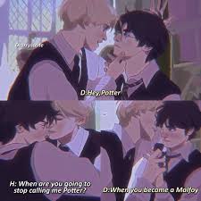 Drarry Fake Scenes Draco Malfoy Harry Potter Harry Potter Comics Harry Potter Feels Harry Potter Anime