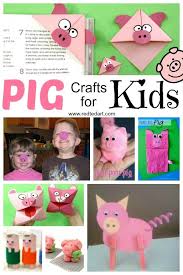 Pig Crafts For Kids For Farmyard Crafts And Fairt Tales Red Ted Art Make Crafting With Kids Easy Fun Pig Crafts Animal Crafts For Kids Origami Pig