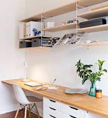 Turn A Bare Corner Of Your Home Into A Study Nook With A Simple Piece Of Timber This Inspiring Work Space By Hemma Interiors Study Nook Home House Design