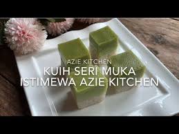 Kuih Seri Muka Istimewa Azie Kitchen Keeper Recipe Youtube In 2020 Recipes Cookie Pudding Dessert Dessert Drinks