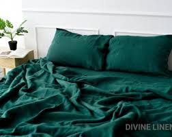 Shop for emerald green bedding at bed bath & beyond. Emerald Green Linen Etsy