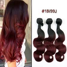 Weave hairstyles can infuse color combinations as well for an. Shop Natural Dark Black Root Two Tone Black Red Ombre Body Wave 3pcs Weave Bundles Brazilian Human Virgin Remy Hair Weft Extension 99 Online From Best Pre Colored Hair Weaves On Jd Com Global Site