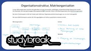 A matrix structure can be defined as a mixed organizational form in which normal hierarchy is overlaid by some form of lateral authority or influence resulting in two chains of command — one along functional. Organisationsstruktur Matrixorganisation Unternehmensfuhrung Youtube