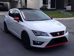 Detalles Blanco Mkseat Rojos Seat Leon Con Fr Mkleon Fr Mk3 Blanco Con Detalles Rojos Seat Leon Ibiza Fr Car Volkswagen