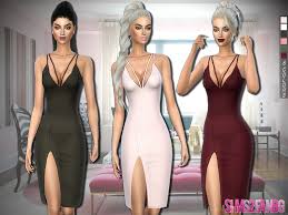 Go where your heart beats with lazada! Sims2fanbg S 256 Medium Dress With Side Cutout