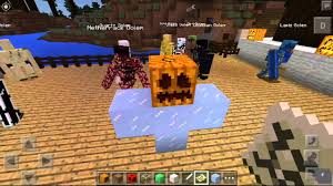 U need to tap on the pumpkin block using a special item (id: Minecraft Pe Golem World V4 Mod Mas Golems Mods Para Pocket Edition Youtube
