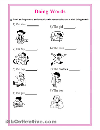 Action Words Worksheet Kindergarten Submited Images Pic2fly Action Verbs Worksheet Verb Worksheets Reading Skills Worksheets