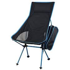 Enko Portable Foldable Camping Chair Ultralight Strong And Durable Moon Chair Sport Picnic Hiking Fishing Camping Stool Fishing Chair Outdoor Folding Chairs