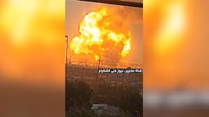 Gasoline explosions, simulating bomb drops at an airshow. Explosion Rocks Military Base Near Baghdad Iraqi Military Al Arabiya English