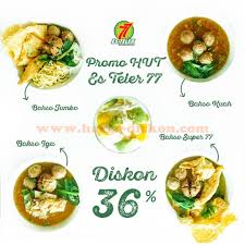 Ada promo untuk menyambut bulan ramadhan esok lohh! Hari Ini Promo Es Teler 77 Beli Baso Es Teler Diskon 36 Periode 07 Juli 2018 Harga Diskon