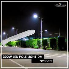 Shop Now Led Pole Light 300 Watt White 5700k Dm In Best Price On Ledmyplace Led Parking Lot Lights Energy Saving Lighting Pole