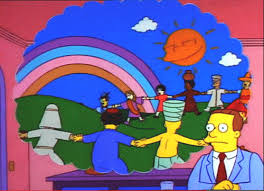 Resultado de imagen para simpsons imagine meme