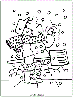 Teach your child how to identify colors and numbers and stay within the lines. Snow Theme Coloring Pages And Printable Activities