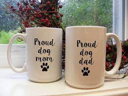 Funny Couples Mugs Dog Dad And Mom Mugs Couple Coffee Mug Etsy Couples Coffee Mugs Cat Owner Gift Cat Mug