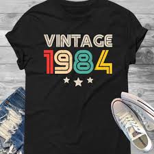 30th Birthday Shirt Ideas For Her Vintage 1984 Unisex Jersey T Shirt 35th Birthday Shirt 1984 Shirt 35th Birthday For Her 35th Birthday For Him 35th Birthday Gift Idea 30th Birthday Shirts 40th Birthday Shirts 1989 Shirts