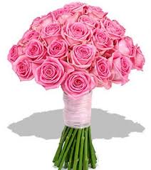 Send These Three Dozens Stunning Long Stemmed Pink Roses Bouquet To Your Wife On Valentine Day T Online Flower Delivery Pink Wedding Flowers Pink Rose Bouquet