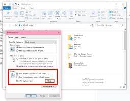 How To Clear The Recent Files Section In Windows 10