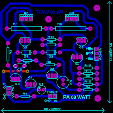 Schematic diagrams are usually utilized for the maintenance and repair of electronic and. Power Amplifier Circuit Diagram With Pcb Layout Pcb Circuits