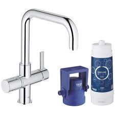 How to buy an under sink water filter. Grohe Blue Chrome Single Lever Water Filter Kitchen Sink Mixer Tap 31299001 Kitchen From Taps Uk