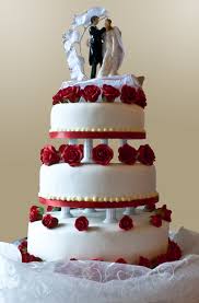Cake with rose design and chocolate flavor. Wedding Cake Wikipedia