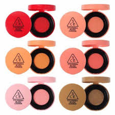 韩国正品3ce blush cushion 气垫腮红滋润气垫修容提升气色修饰轮廓 3ce makeup blush cushions claire s makeup