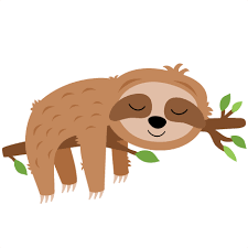 Sloth Sleeping On Tree Svg Cut File Svg Cut File Scrapbook Cut File Cute Clipart Files For Silhouette Cricut Pazzles Free Svgs Free Svg Cuts Cute Cut Filess