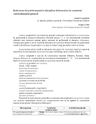 Se cer primele 200 numere naturale prime. Pdf Instruirea De PerformanÅ£Äƒ La Disciplina InformaticÄƒ In Contextul Curriculumului General Sergiu Corlat Academia Edu