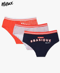 Shorty en coton uni new skinny. Shorty Fille A Motifs Contenant Du Coton Bio Lot De 3 Orange Vue 1 Shorty Coton Bio Petite Culotte