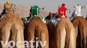 A pejo rative term widely employed during the iraq conflict of 2004. Remote Controlled Robot Camel Jockeys Replace Children In Desert Race Youtube