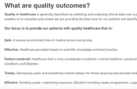Outcomes Can Be Improved When Patients Know What To Ask And Look For Healthcare Quality Patient Care Outcomes