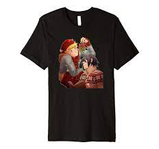 Amazon.com: NaruSasu I SasuNaru christmas under a mistletoe Premium T-Shirt  : Clothing, Shoes & Jewelry