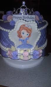 1st Birthday Cake Cartoon Images A Cake For Sophia On Her 1st Birthday Based On The Lovable Cartoon Show Sofia Sofia The First Birthday Cake First Birthday Cakes Sofia The First Cake