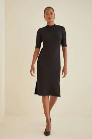 Massey Midi Dress Black Midi Dress Dresses Midi Dress
