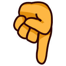 1f59b 🖜 black left pointing backhand index: Down Pointing Left Hand Index Emojidex Custom Emoji Service And Apps