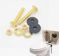 [Hot Item] Kit de boulons de fixation pour réservoir de toilette en laiton  massif, boulons de montage intelligents, vis de connexion de citerne, ...