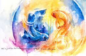 Watercolor Yin Yang Agnes Cecile Watercolor Tattoo Agnes Cecile Watercolor